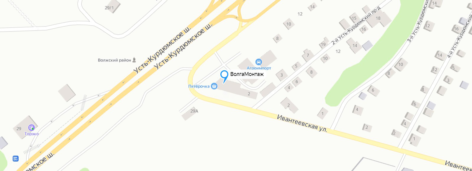 Карта проезда